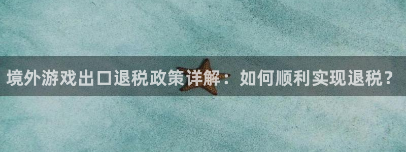 蓝狮子教育科技有限公司：境外游戏出口退税政策详解：如何顺利实现退税？